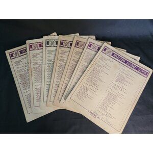 Lot Of  7 G Schirmer Sacred Songs Vintage Sheet Music Gospel Religous